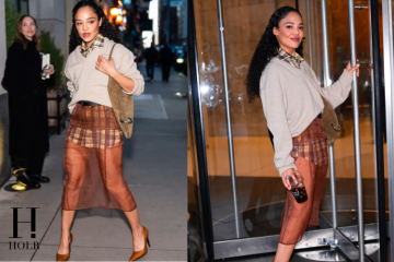 Tessa Thompson Goes Pantsless in Bold Sheer Look