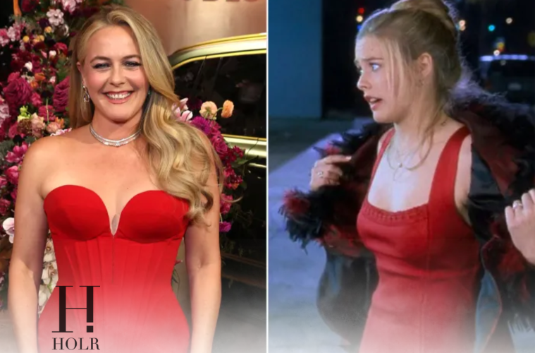 Alicia Silverstone Channels Cher Horowitz’s Clueless Red Dress at Golden Globes