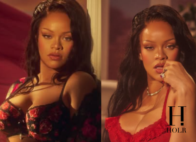 Rihanna Stuns on Instagram in Savage X Fenty V-Day Look –