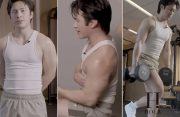 Hudson Williams Shares Gym Workout, Jokes About “Bigger Butt”