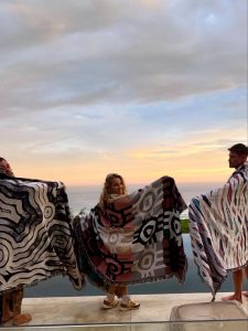 Chris Hemsworth Shares Sunset Moment While Supporting Artist Friend