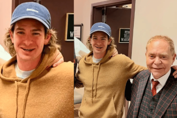 Andrew Garfield Debuts Shaggy Blonde Hair