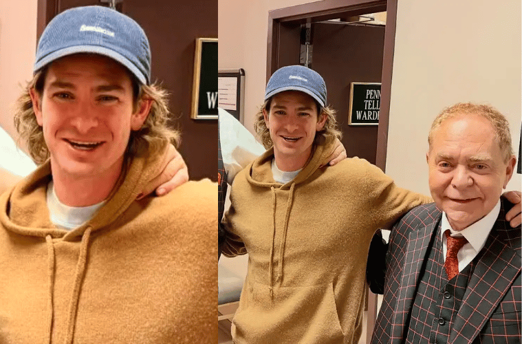 Andrew Garfield Debuts Shaggy Blonde Hair