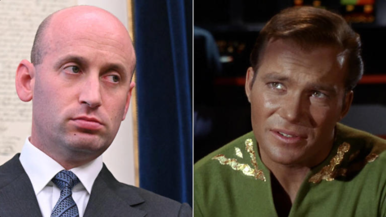 Shatner brutally mocks Stephen Miller’s Star Trek rant –