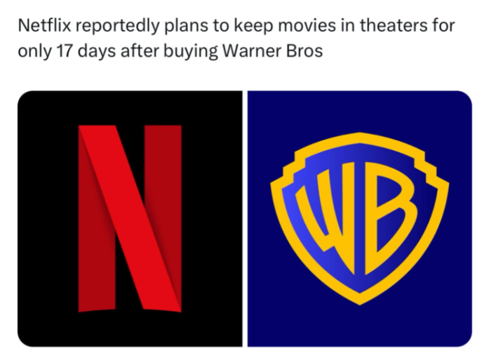 Netflix Eyes 17-Day Theatrical Runs After Warner Bros. Deal – Netflix Eyes 17-Day Theatrical Runs After Warner Bros. Deal –