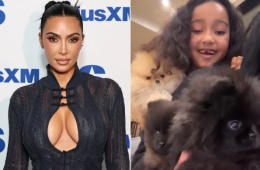 Kim Kardashian Reveals the Names Her Kids Gave Their Dogs