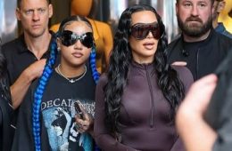 Kim Kardashian Pushes Back on North West “Bestie” Claim