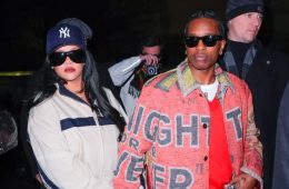 Rihanna Stuns in $3K YSL Jacket at SNL Afterparty