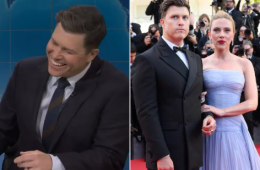 Colin Jost Jokes About Scarlett Johansson Losing Box Office Title