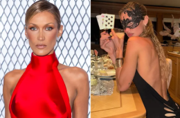 Bella Hadid Stuns in Butt-Baring Naked Dress, Elevates Cutout Trend