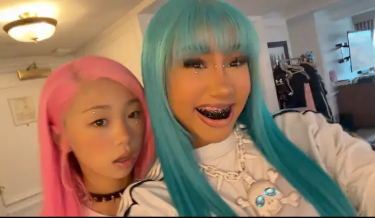 North West Shows Off Bold TikTok Look — Piercing, Blackened Teeth & Giant Diamond