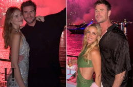 Chris Hemsworth Rings in the New Year in Sydney