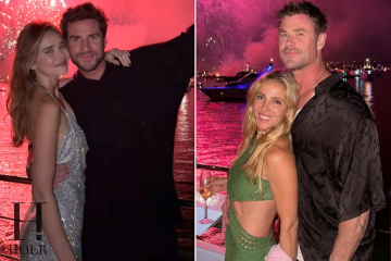 Chris Hemsworth Rings in the New Year in Sydney