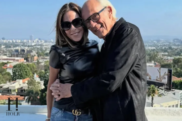Christopher Lloyd Smiles with Wife Lisa