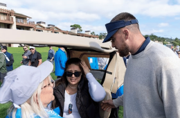 Travis Kelce Hits Spectator With Golf Ball at Pebble Beach Pro-Am