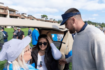 Travis Kelce Hits Spectator With Golf Ball at Pebble Beach Pro-Am
