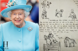 Queen Elizabeth’s Childhood Doodles Up for Auction