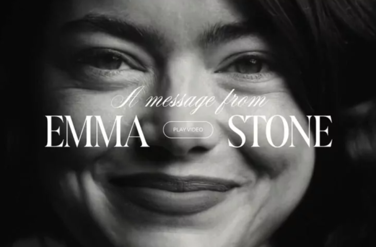 Emma Stone loses her cool in Squarespace Super Bowl ad