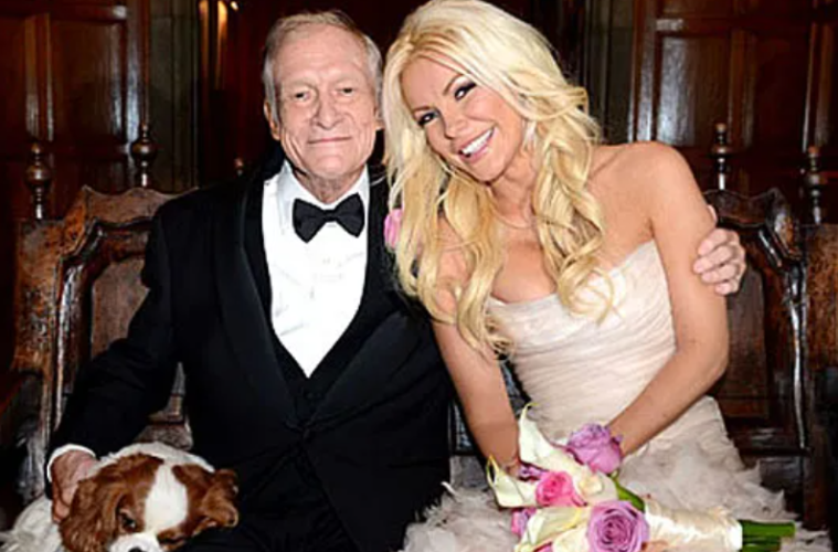 Hugh Hefner’s widow alleges underage photos in scrapbooks