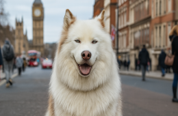 Meet Viola — the Showstopping Husky Who Appeared in Films