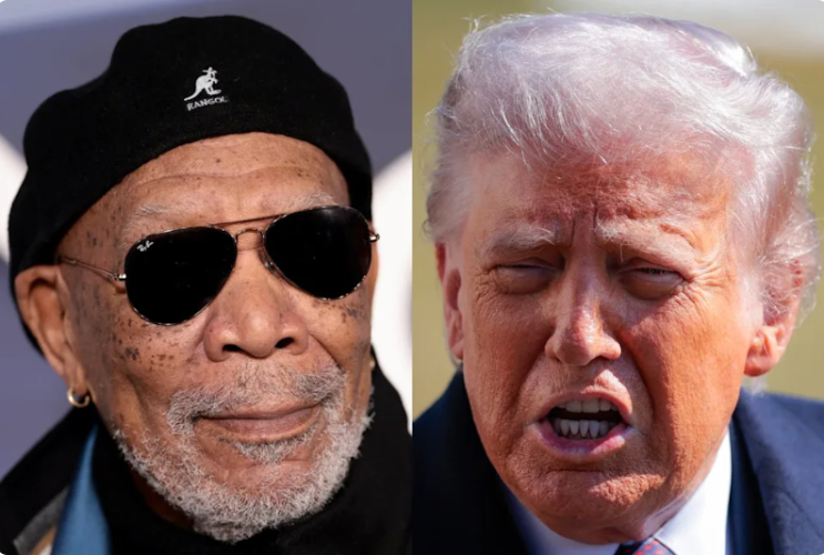 Morgan Freeman Slams Trump in Fiery Live TV Moment –