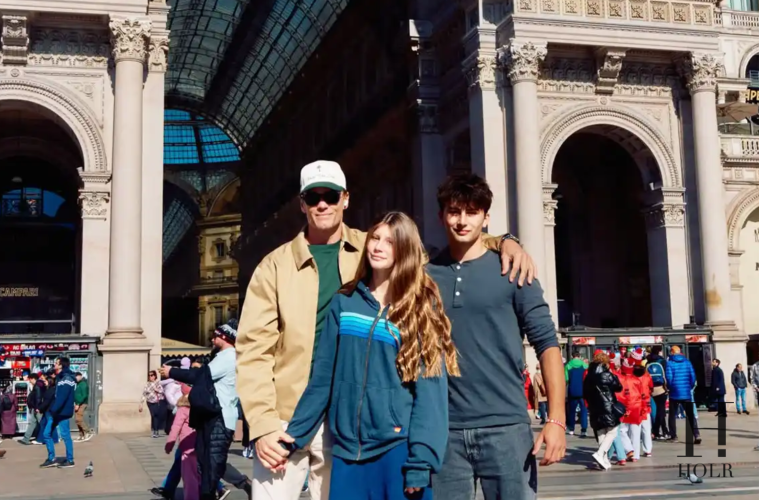 Tom Brady Smiles with Kids in Milan at 2026 Winter Olympics