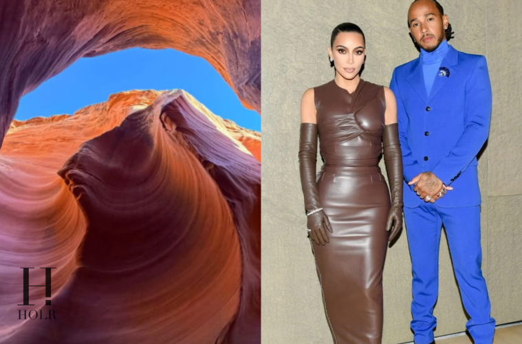 Kim Kardashian Shares Lake Powell Photos Amid Lewis Hamilton Vacation Buzz
