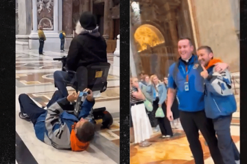 Shia LaBeouf Spotted Enjoying Day with Father in Vatican