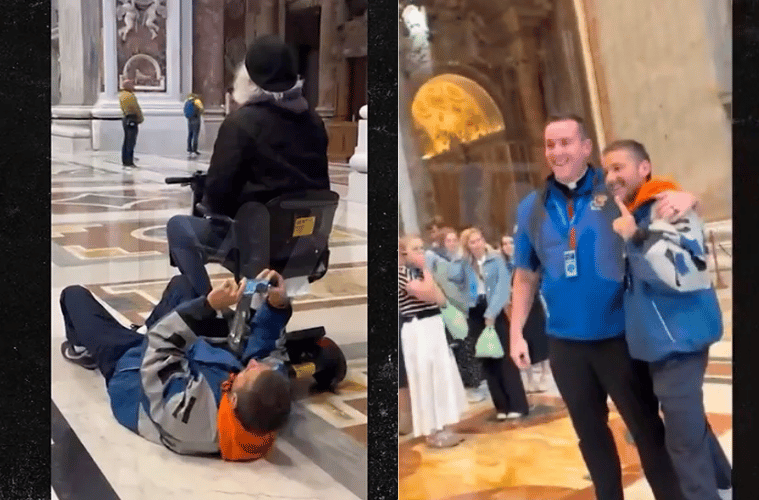 Shia LaBeouf Spotted Enjoying Day with Father in Vatican