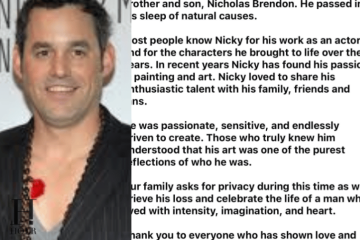 Nicholas Brendon Dies at 54 Buffy Star