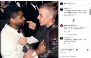 Usher Responds to Justin Bieber ‘Heated Exchange’ Rumors After 50 Cent Post