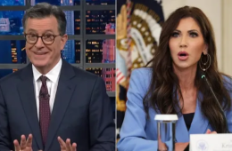 Stephen Colbert Jokes About Kristi Noem Firing (50)
