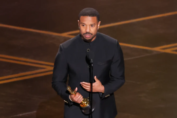 Michael B. Jordan Wins Oscar, Honors Film Icons