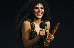 Olivia Dean’s Sheer Dress Shines at BRIT Awards