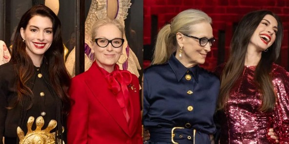 Anne Hathaway & Meryl Streep Launch Prada 2 Tour