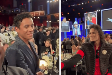 Fabio Jackson Meets Jaafar Jackson at AFI Awards Red Carpet