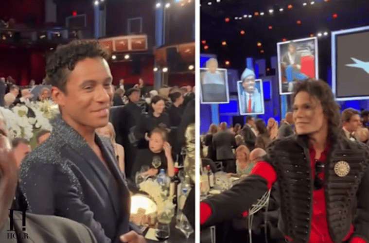 Fabio Jackson Meets Jaafar Jackson at AFI Awards Red Carpet