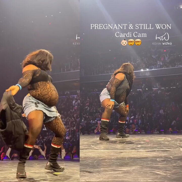 Pregnant Fan Wins $5K at Cardi B DC Concert Dance Contest