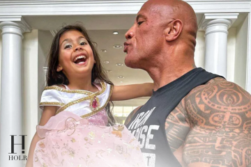 Dwayne Johnson Daughter Birthday KATSEYE Party