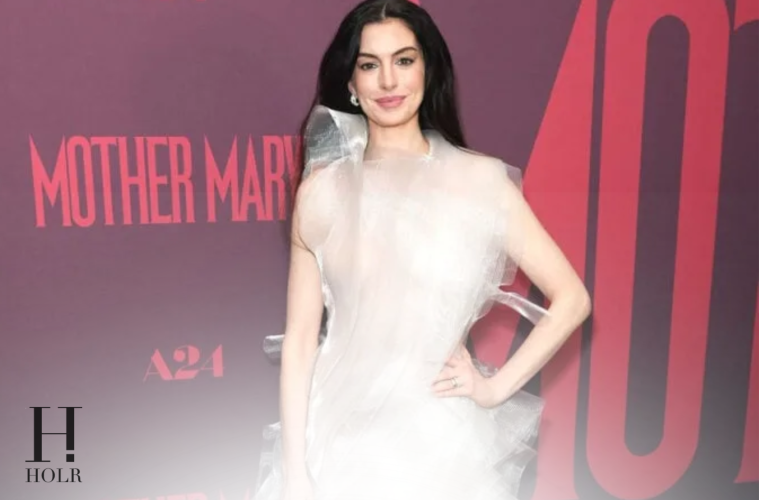 Anne Hathaway Mother Mary Premiere Red Carpet Look