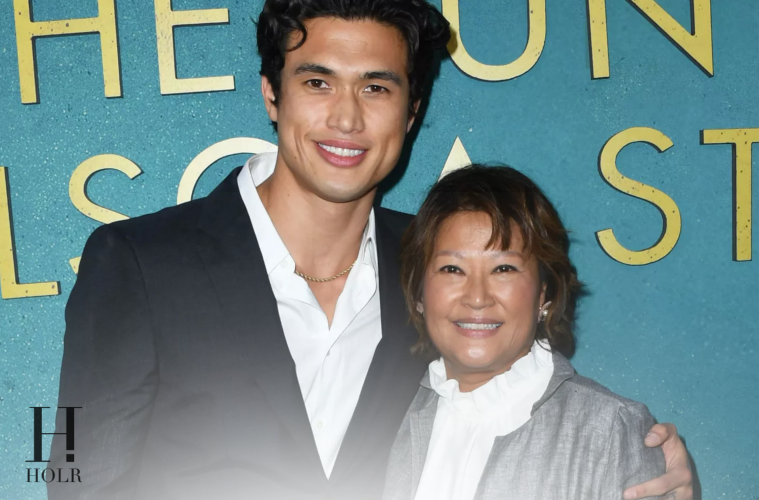 Charles Melton Brings Mom to Beef Premiere