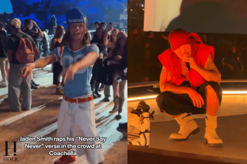 Jaden Smith Hypes Crowd at Bieber Coachella Set