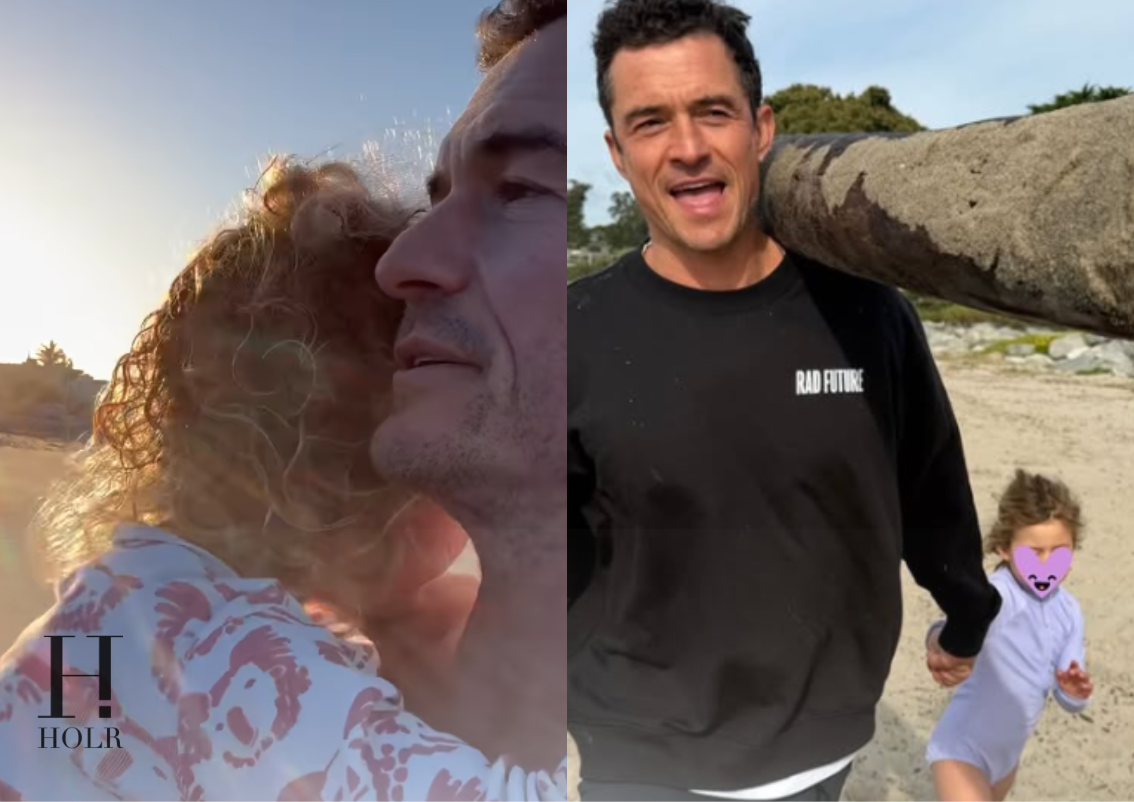 Orlando Bloom FaceTime Daughter Daisy Photos