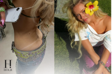 Zara Larsson Tan Lines Low Rise Look 2026