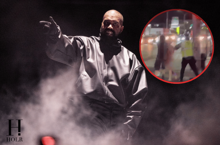 Naked Fight Outside Kanye West Concert Shocks Crowd