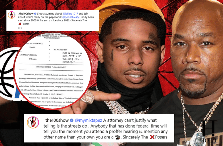 Wack 100 Shares Alleged Pooh Shiesty Paperwork