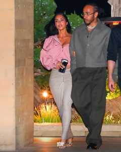 Kim Kardashian & Lewis Hamilton Go Public in Malibu