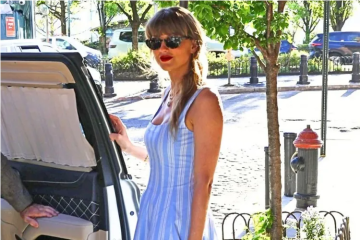 Taylor Swift Steps Out in Chic NYC Look With Dad Scott