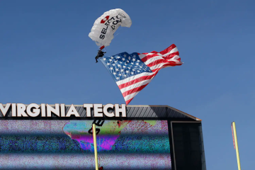 Skydiver Crash Disrupts Virginia Tech Football Game