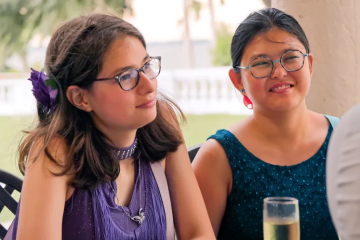 Love on the Spectrum Stars Tina Zhu Xi, Pari Kim Split